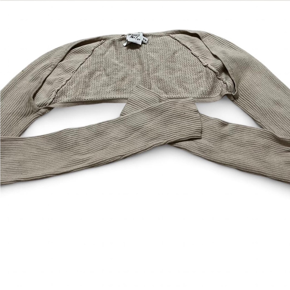 Princess Polly Light Beige Knit Shrug